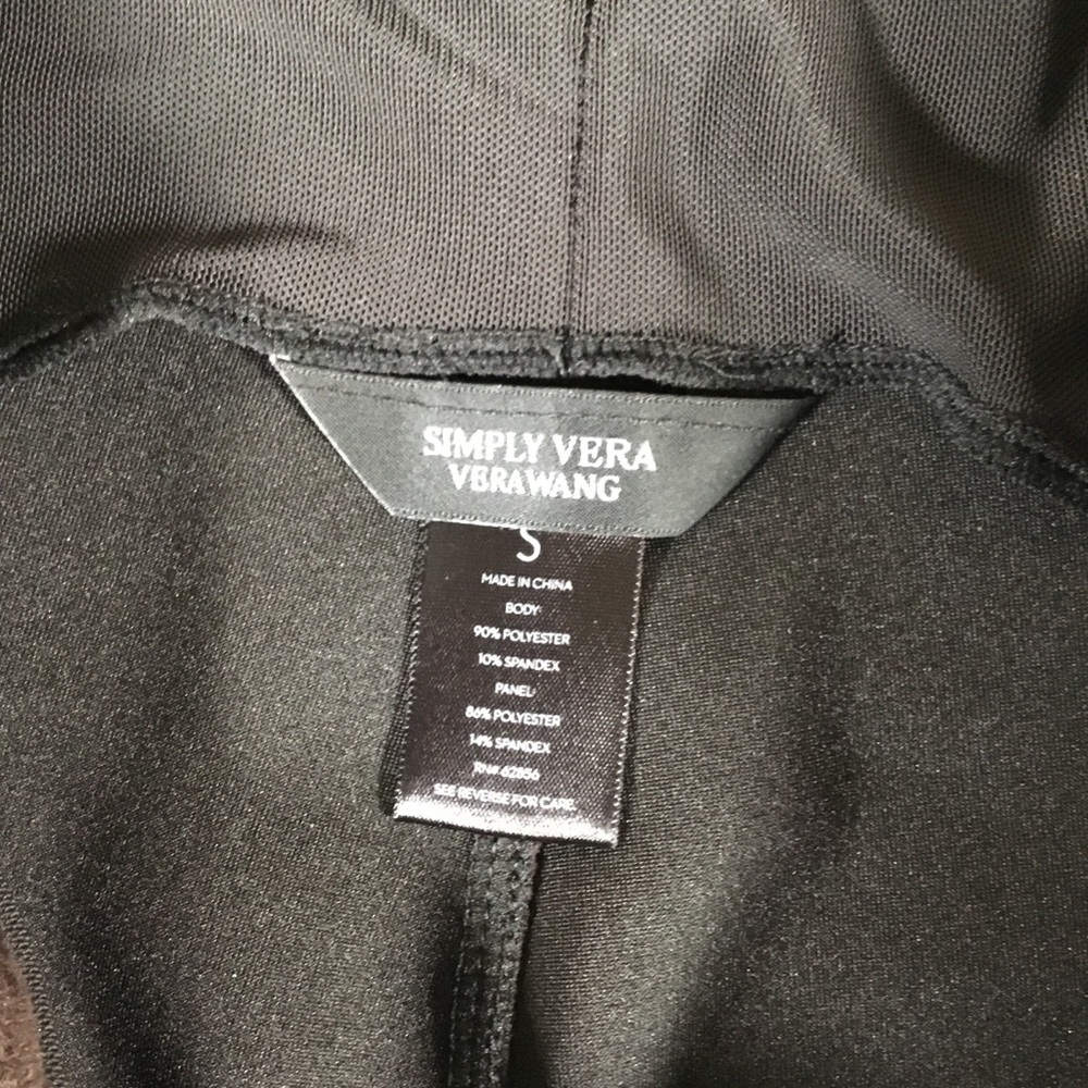Simply Vera Wang pull on pants / leggings size small - Picture 3 of 6
